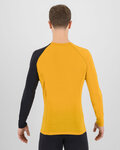 KARPOS majica dugih rukava - DINAMICO MERINO 130 - žuta/crna