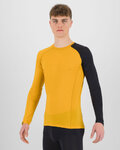 KARPOS majica dugih rukava - DINAMICO MERINO 130 - žuta/crna