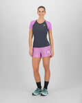KARPOS majica kratkih rukava - LAVAREDO EVO W - crna/ružičasta