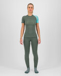 KARPOS majica kratkih rukava - DINAMICO MERINO 130 W - zelena