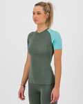 KARPOS majica kratkih rukava - DINAMICO MERINO 130 W - zelena
