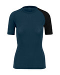 KARPOS majica kratkih rukava - DINAMICO MERINO 130 W - plava/crna