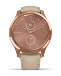 GARMIN pametni sat - VIVOMOVE LUXE 18K ROSE GOLD - ružičasta/zlatna/bež