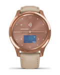 GARMIN pametni sat - VIVOMOVE LUXE 18K ROSE GOLD - ružičasta/zlatna/bež