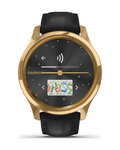 GARMIN pametni sat - VIVOMOVE LUXE 24K GOLD - crna/zlatna