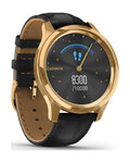 GARMIN pametni sat - VIVOMOVE LUXE 24K GOLD - crna/zlatna