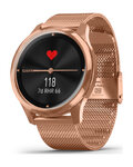 GARMIN pametni sat - VIVOMOVE LUXE 18K ROSE GOLD - ružičasta/zlatna