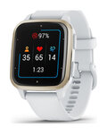 GARMIN pametni sat - VENU SQ 2 MUSIC - zlatna/bijela