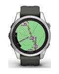 GARMIN pametni sat - FENIX 7S PRO SOLAR - antracitna/srebrna