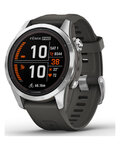 GARMIN pametni sat - FENIX 7S PRO SOLAR - antracitna/srebrna
