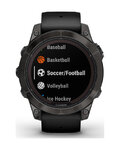 GARMIN pametni sat - FENIX 7 PRO SAPPHIRE SOLA - crna