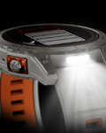 GARMIN pametni sat - FENIX 7 PRO SAPPHIRE SOLAR - siva/narančasta