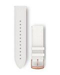 GARMIN remen - QUICK RELEASE 20 MM 18K ROSE GOLD PVD - bijela