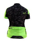 HAVEN dres kratkih rukava - SINGLETRAIL WOMEN - crna/zelena