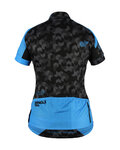 HAVEN dres kratkih rukava - SINGLETRAIL WOMEN - crna/plava