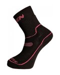 HAVEN čarape klasične - POLARTIS KID - crna/ružičasta