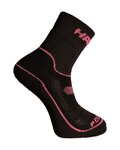 HAVEN čarape klasične - POLARTIS KID - crna/ružičasta