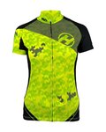 HAVEN dres kratkih rukava - SINGLETRAIL NEO WOMEN - zelena/crna