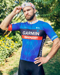 BONAVELO dres kratkih rukava - GARMIN SHARP - plava/crna