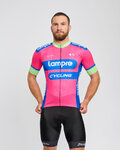 BONAVELO dres kratkih rukava - LAMPRE - ružičasta/plava