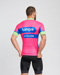 BONAVELO dres kratkih rukava - LAMPRE - ružičasta/plava