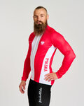 BONAVELO dres dugih rukava zimski - POLAND WINTER - crvena/bijela
