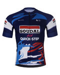 BONAVELO dres kratkih rukava - SOUDAL-QUICKSTEP 2025 - plava/bijela