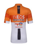 BONAVELO dres kratkih rukava - INEOS GRENADIERS KID 2026 - bijela/narančasta