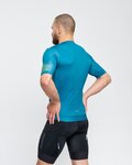 HOLOKOLO dres kratkih rukava - VICTORIOUS GOLD ELITE - tirkizna
