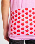HOLOKOLO dres kratkih rukava - FRUIT - ružičasta/crvena