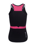 RIVANELLE dres bez rukava - SPARK ELITE - crna/ružičasta