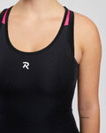 RIVANELLE dres bez rukava - SPARK ELITE - crna/ružičasta