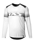 IXS dres dugih rukava ljetni - TRIGGER LITE 1.1 KIDS - bijela/crna