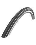 SCHWALBE plašt - LUGANO II 700x25C K-GUARD 50EPI - crna/bijela