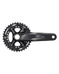 SHIMANO ručice s pretvaračem - DEORE M4100 175mm 36/26 - crna