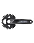SHIMANO ručice s pretvaračem - DEORE M6120 175mm 30 - crna