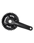 SHIMANO ručice s pretvaračem - ALTUS M210 175mm 36/22 - crna