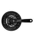 SHIMANO ručice s pretvaračem - TOURNEY TY501 170mm 42/34/24 - crna