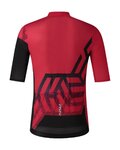 SHIMANO dres kratkih rukava - BREAKAWAY - crvena/crna