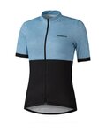 SHIMANO dres kratkih rukava - ELEMENT - svjetloplava/crna