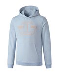 SHIMANO dukserica - HOODIE - svjetloplava