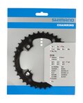 SHIMANO lančanik - CHAINRING M361 38 - crna