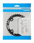 SHIMANO lančanik - DEORE M590 36 - crna