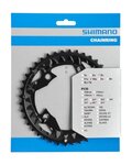 SHIMANO lančanik - SLX M672/622/612 40 - crna