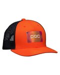 POC kapa - ESSENTIAL MTB CAP - crna/narančasta