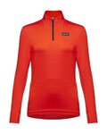 GORE majica dugih rukava - EVERYDAY THERMO 1/4-ZIP WMN - narančasta