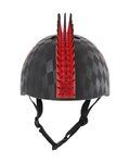 BELL kaciga - SKULL HAWK - crna/crvena