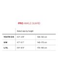 G-FORM štitnici za gležnjeve - PRO - crna