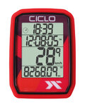 CICLOSPORT tahometar - PROTOS 205 - crvena