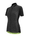 SANTINI dres kratkih rukava - COLORE PURO LADY - siva/crna